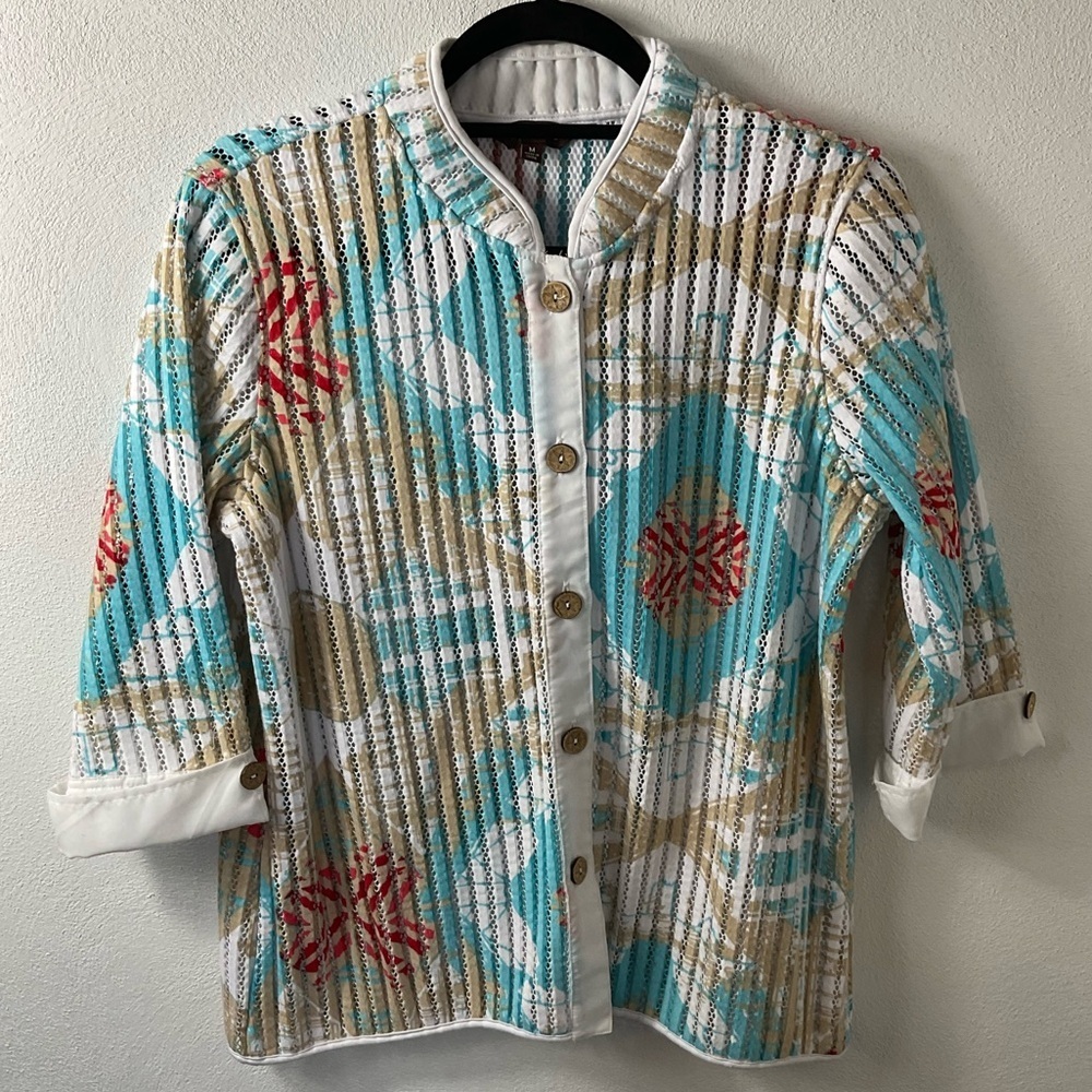 Multiples Button Jacket Blazer Sz M